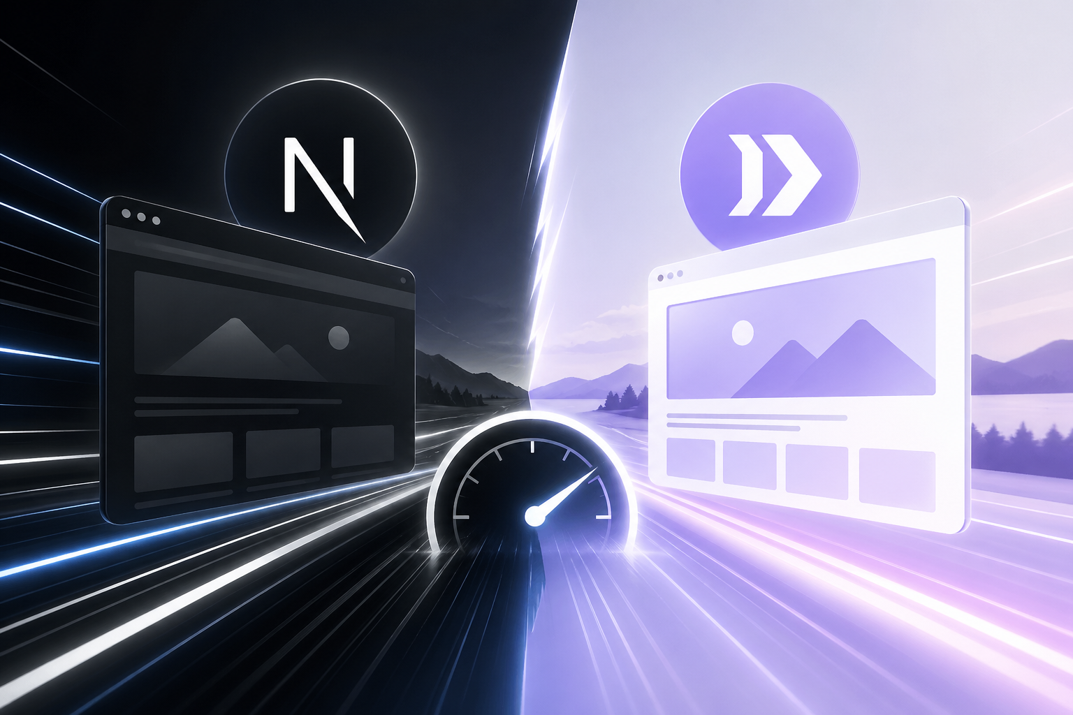 Next.js vs React + Inertia para landing pages: ¿cuál carga más rápido?