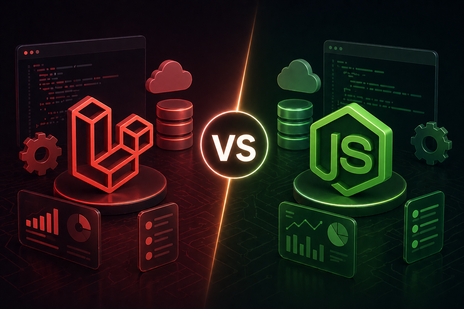 Laravel vs Node.js para SaaS: cuándo usar cada uno